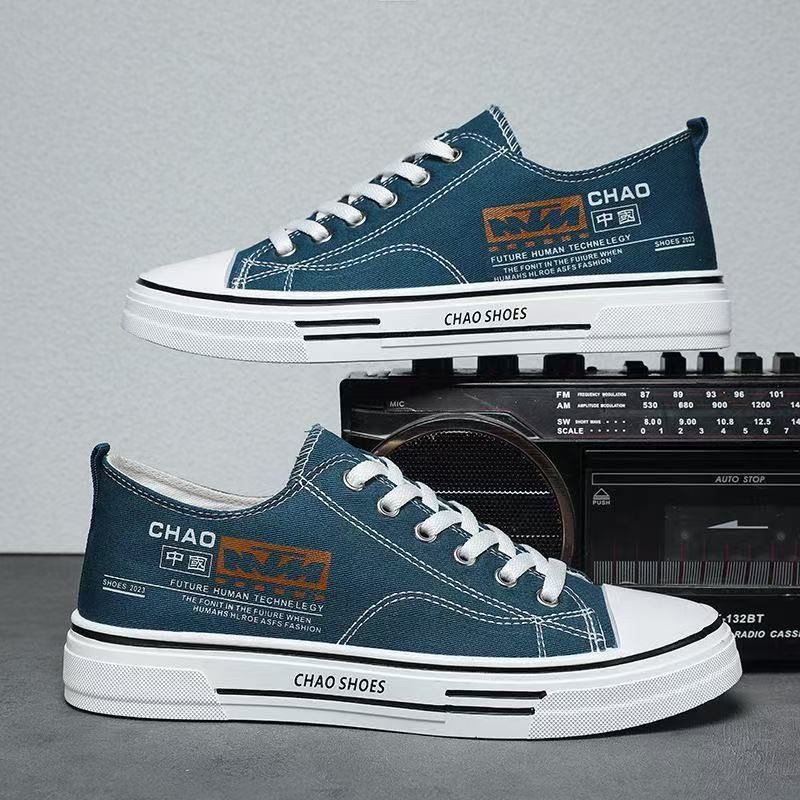 Neue Herren-Segeltuchschuhe 2025 Frühling Atmungsaktive Jugend College-Stil Einfache Casual Sneakers_voghion.com