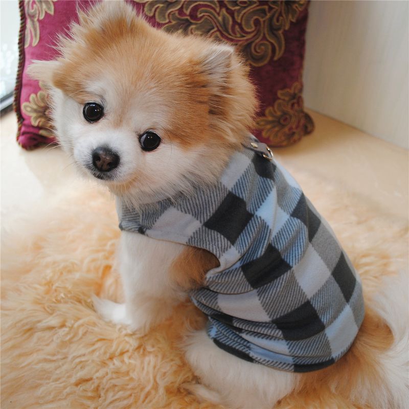 Abbigliamento per animali domestici diretto dalla fabbrica, per cani, autunno e inverno, in pile polare, fibbia di trazione, 27 colori brevettati, saranno oggetto di indagine_voghion.com