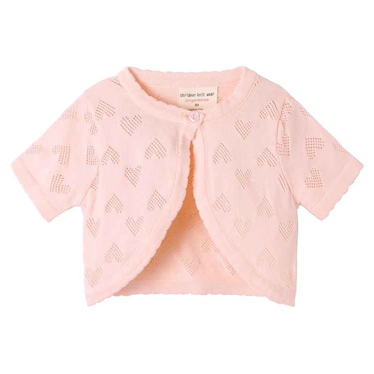 Cardigan tricoté à un bouton pour filles, veste à manches courtes, châle en pur coton, style coréen, vente en gros, été_voghion.com