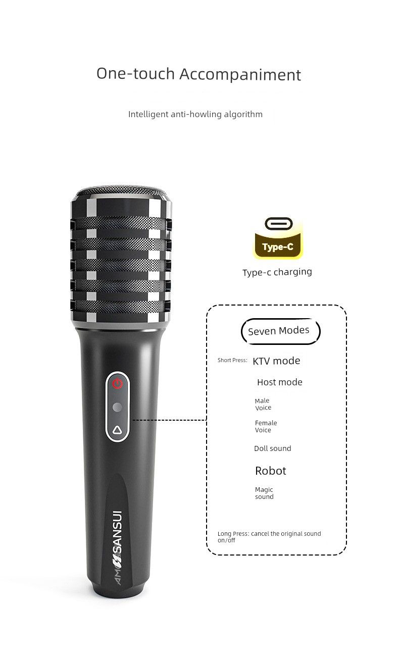 Shanshui T93 Audio Bluetooth-Lautsprecher mit Mikrofon Square Dance Outdoor Großvolumige Karaoke Satchel Portable Small_voghion.com