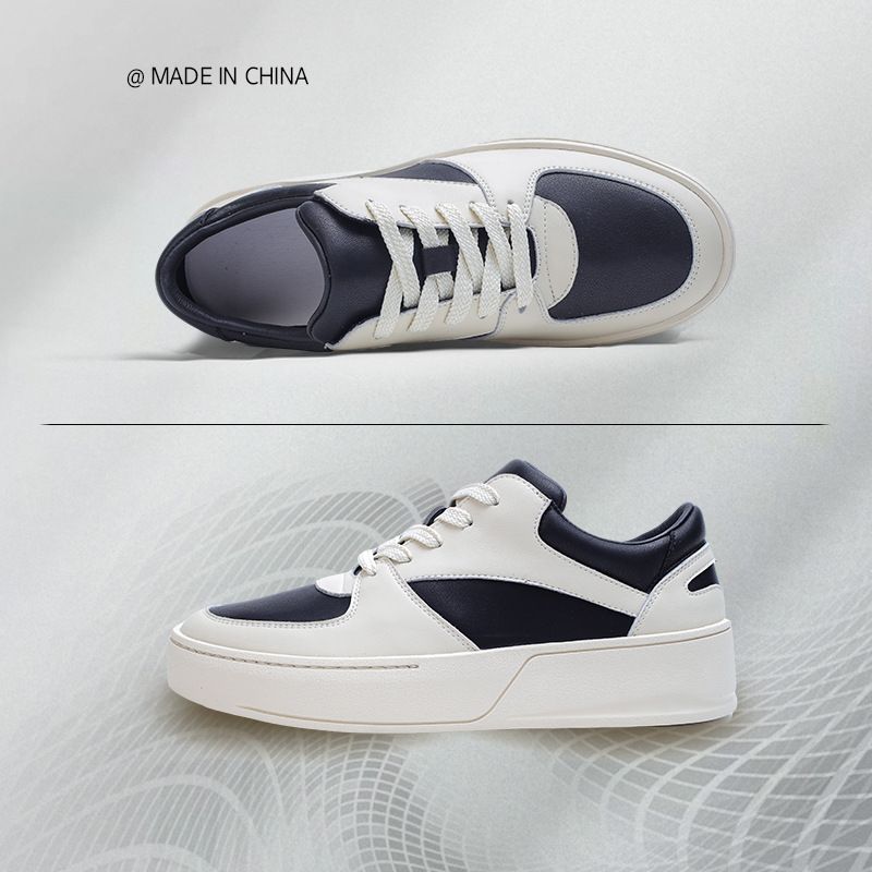 2025 Summer New Niche Design Thick Soled Height Increasing For Students, Casual Sports Trend Board Shoes, Genuine_voghion.com