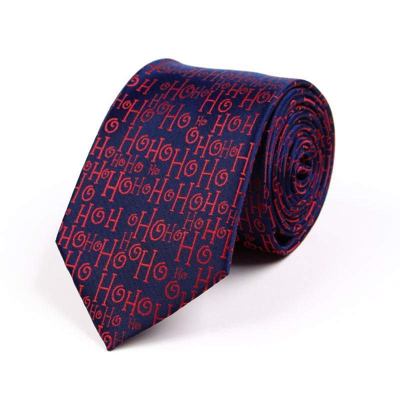 Polyester Jacquard 7.5cm Christmas Theme Tie Manufacturer Wholesale_voghion.com