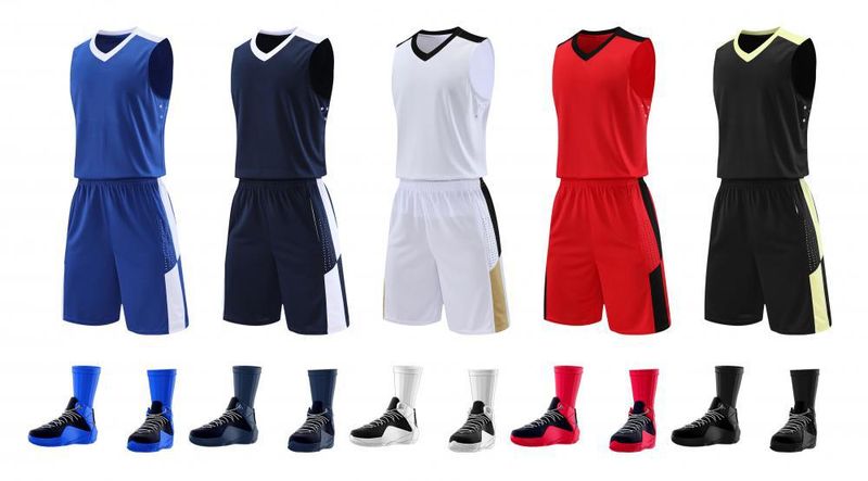Ny og eksklusiv basketball-treningsdrakt for voksne og barn, hurtigtørkende DIY-trykt drakt for menn og kvinner_voghion.com