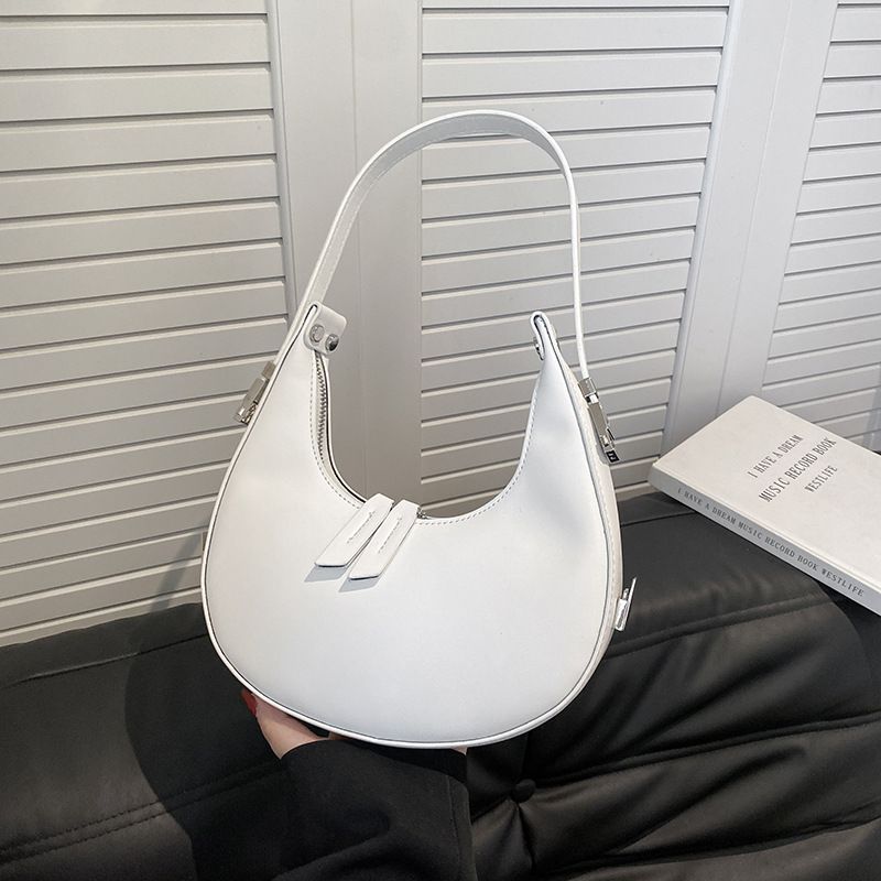 2024 Neue Handtasche im Nischendesign, modische bonbonfarbene Macaron-Trendy-One-Shoulder-Underarm-Knödeltasche, geeignet zum Einkaufen_voghion.com