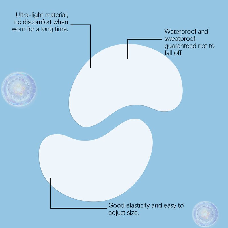 Autocollants de support d'oreille, faciles à créer des lignes en forme d'oreille, autocollants d'oreille invisibles durables et confortables_voghion.com