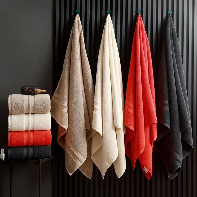Asciugamano da bagno Premium A-Class 100% cotone - 80x160 cm, oversize e ultra spesso, super morbido e altamente assorbente, regalo aziendale con ricamo personalizzato._voghion.com