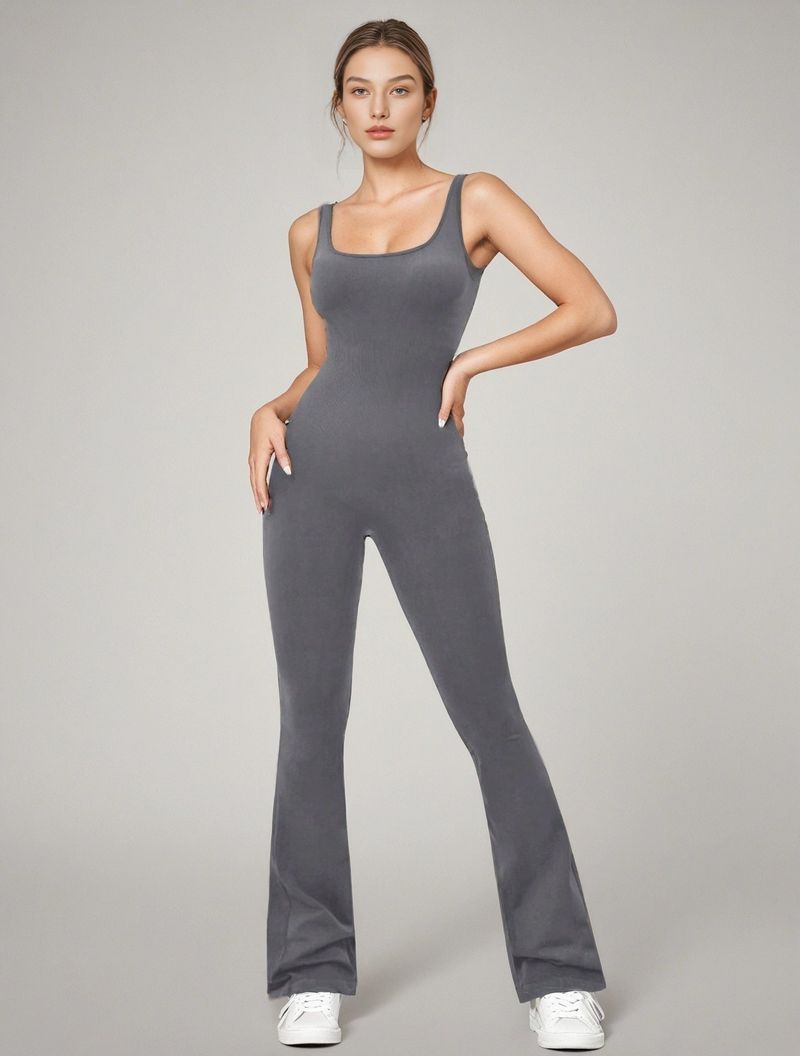 Internet Celebrity Recommended Yoga Outfit Set For Women Seamless Cross Strap Backless One-Piece High Waist Hip-Lifting_voghion.com