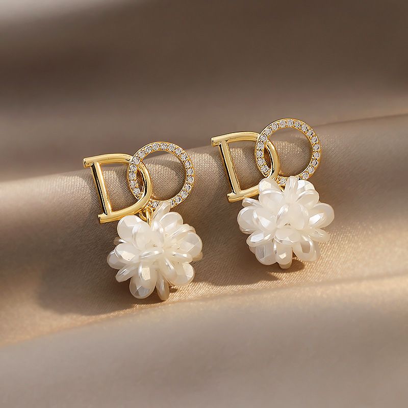 Accessori da donna Orecchini con diamanti incastonati, design dal temperamento semplice, tendenza, orecchini_voghion.com