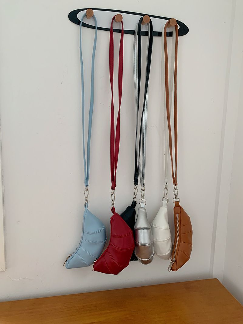 Portafoglio appeso al collo Zero con design carino a forma di corno di mucca e piccola mini borsa a tracolla concava per rossetto e auricolari_voghion.com