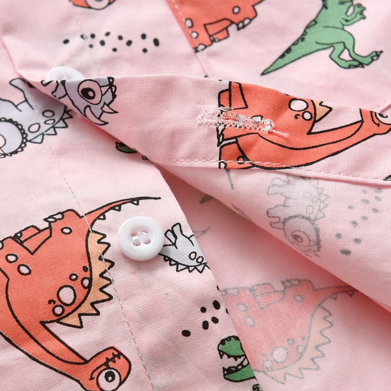 Kinderkleidung Kinderkleidung Jungen Anzug Host Blumenmädchen Kleidung Kinder Dinosaurier Print Shirt Performance Kleidung_voghion.com