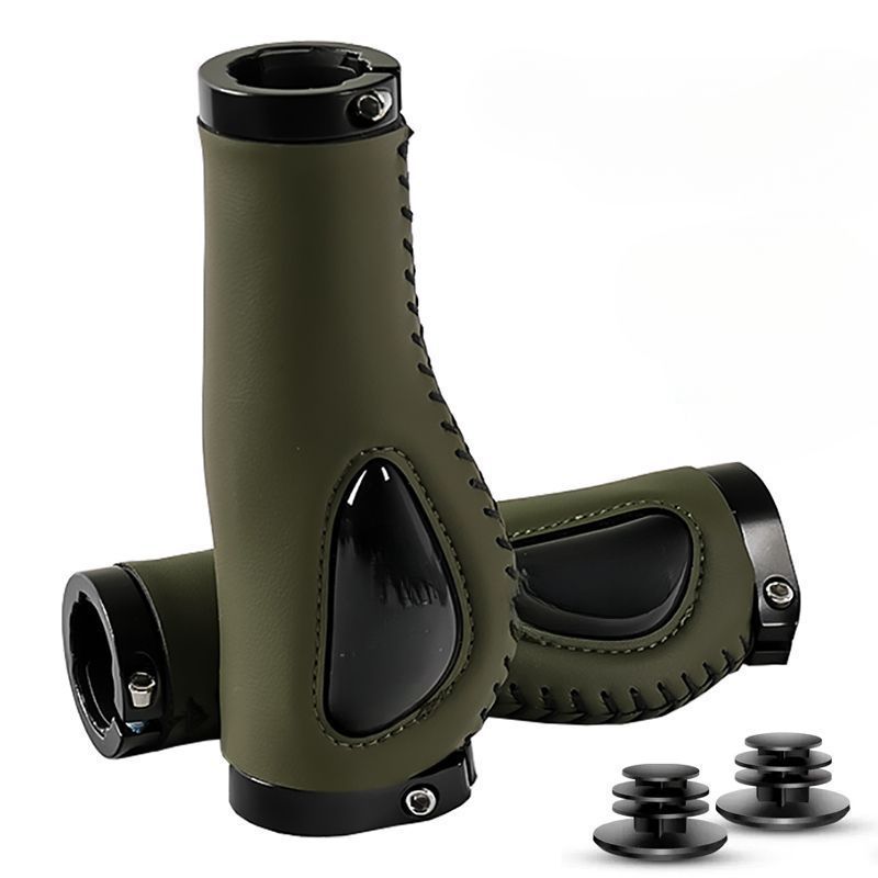 Bicycle Liquid Silicone Shock Absorption Comfortable Mountain Bike Auxiliary Locking Grip Handlebar Grips_voghion.com