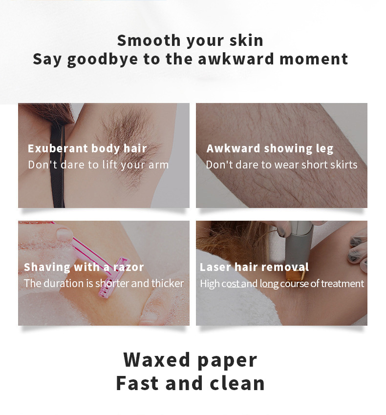 removal, wax Honey paper, leg hair, private parts, armpits, and whole body hair removal all at once without le_voghion.com