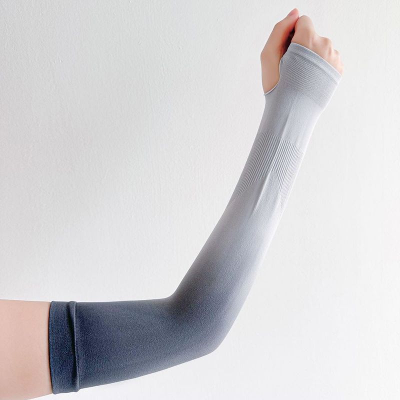 Cyclisme d'été pour hommes et femmes, couleurs changeantes, protection solaire, manches en soie fine, résistant aux UV_voghion.com