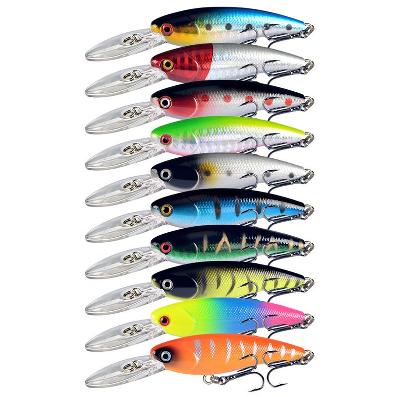 20 sets Mino drijvend water, gesimuleerd aas Luya aas, bionisch aas, baarsbek_voghion.com
