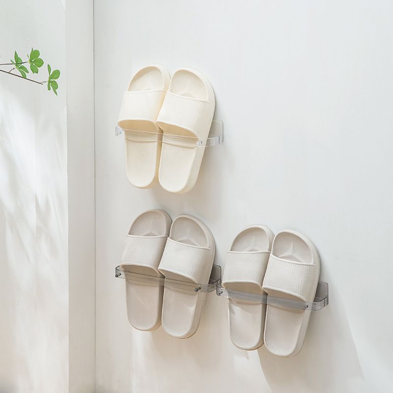Bathroom perforated slipper rack, bathroom storage rack, shoe storage rack, toilet wall hanging rack, drainage rack_voghion.com