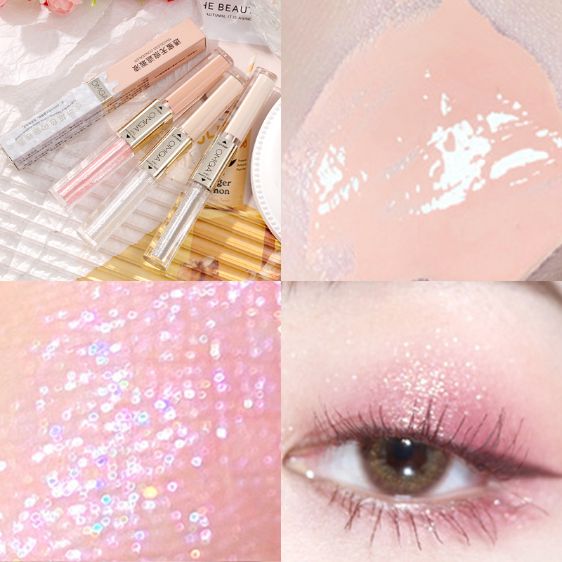Pearl Double-headed Liquid Eyeshadow Sequins Glitter Lying Silkworm Shiny Highlights Stick Eyes Concealer_voghion.com