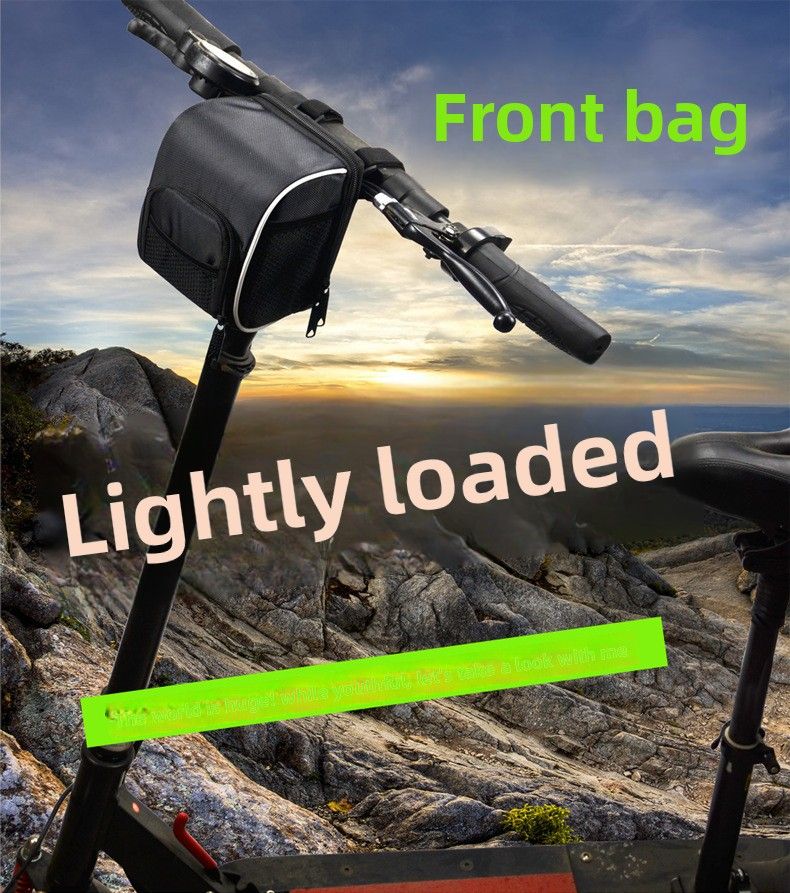 Outdoor Sports Bicycle Riding Scooter Folding Head Mountain Bike Front Bag_voghion.com