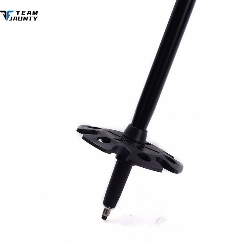 Trekking Pole Outdoor Nordic Trail Running Hiking Aluminum Alloy Walking Stick Wooden Handle Storage Bag Foot Cover Pair_voghion.com