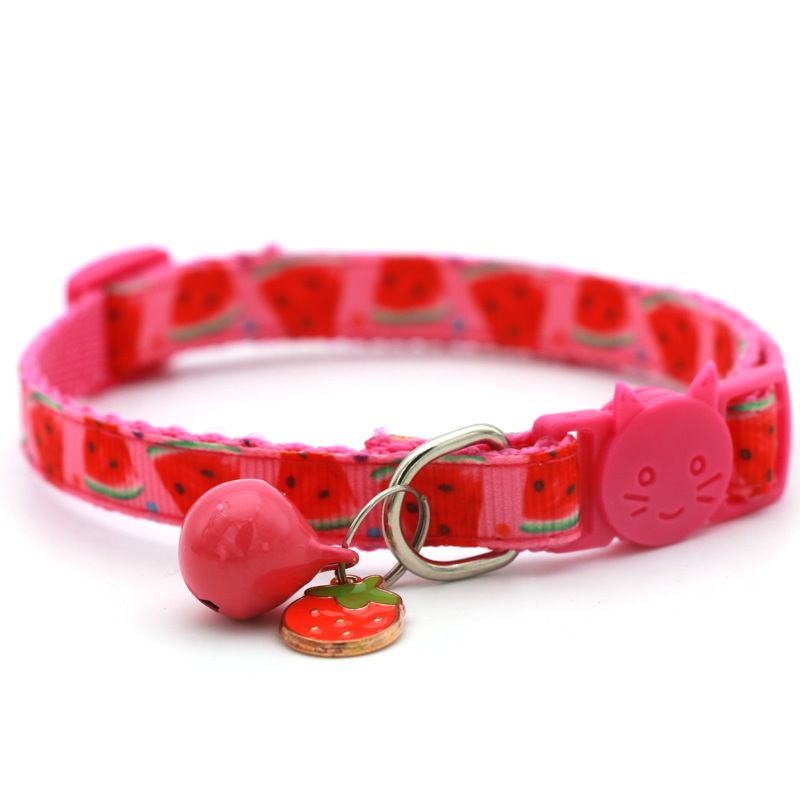 Neu Digital Gedruckt Band Katze Hund Obst Zubehör Glocke_voghion.com