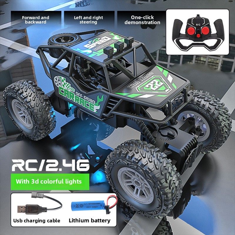 Five-way Remote Control Car Off-road Climbing Car Children's Remote Control Car Boy Gift Charging Toy Model Car_voghion.com
