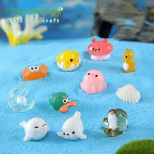 Mermaid DIY micro landscape aquarium decoration waterscape creative beauty cake keychain plastic ornaments crafts_voghion.com