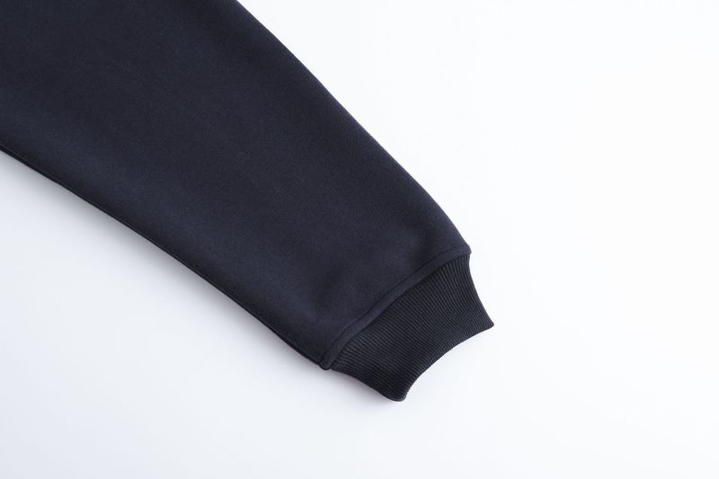 Felpa con cappuccio oversize corta da uomo FW777 in stile giapponese, pile pesante 420 GSM_voghion.com