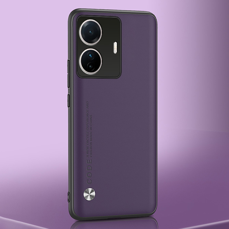 Vivo T1 Pro 5G T2 Arka Kapak Mat Silikon Tam Kamera Koruma Kılıfı Vivo T1X T2X C İçin Lüks Deri Telefon Kılıfı_voghion.com