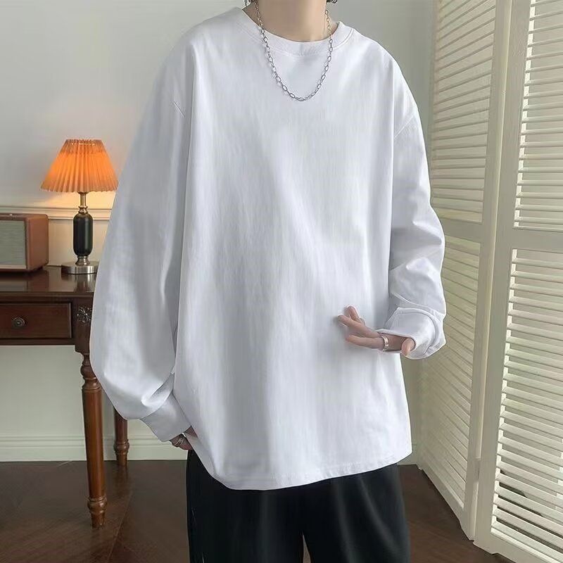 Maglietta a maniche lunghe primaverile e nuova, con stampa musicale, da uomo, strato base elegante, capospalla autunnale_voghion.com