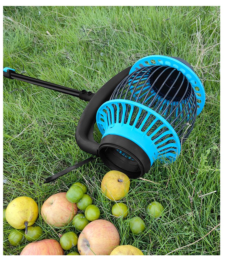 Raccoglitore di noci telescopico in alluminio di alta qualità: raccoglitore di frutta leggero per castagne, noci e mele con borsa per il trasporto._voghion.com
