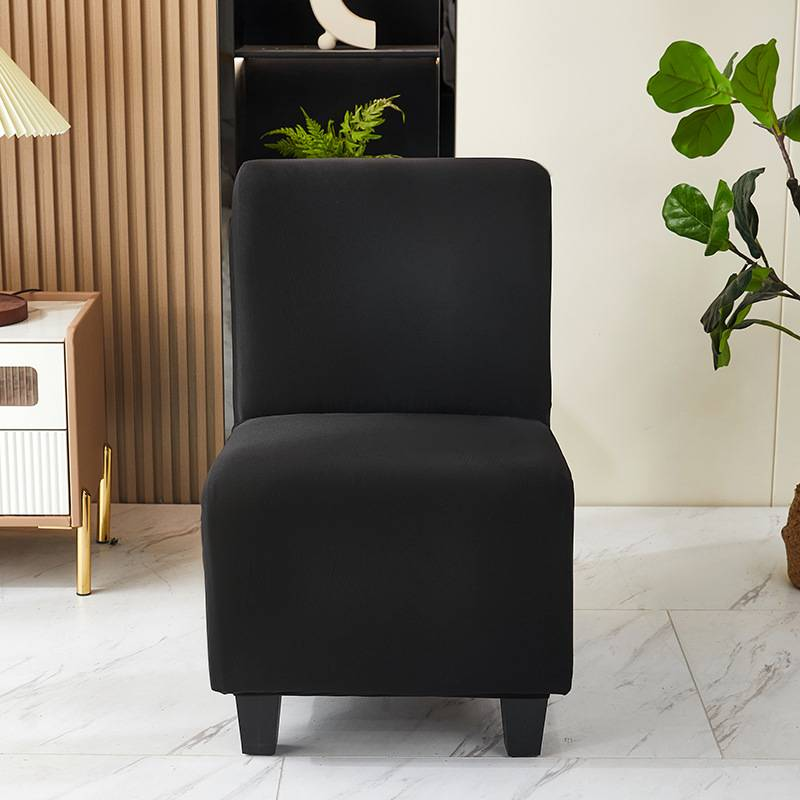 I produttori all'ingrosso elastico tinta unita divano copertura della sedia senza braccioli copridivano singolo caffè copertura completa sgabello grasso_voghion.com