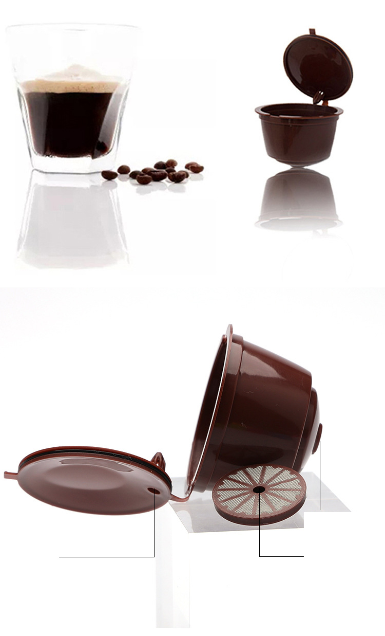 Til Nestle Dolcegusto Kaffekapselskal Genanvendelig kaffekapselfilterkop, tre pakke_voghion.com