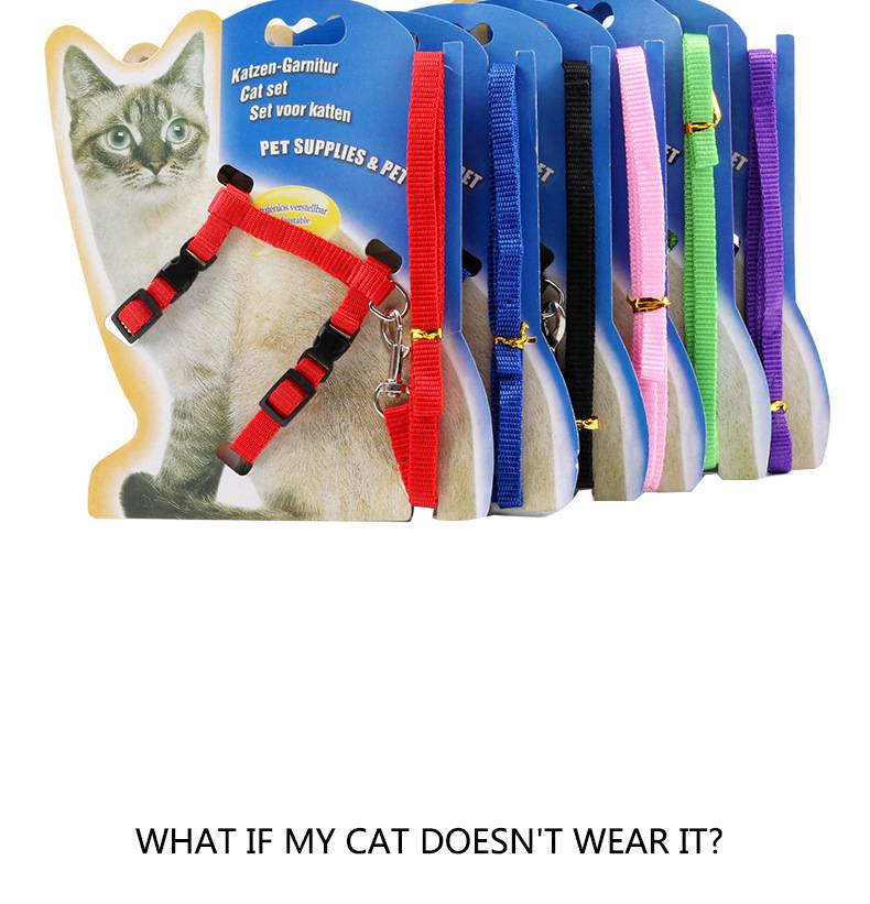 KATZENLEINE, KATZENHALSBAND IN T-FORM, KOMFORTABEL UND LANGLEBIG, EIN MUSS FÜR REISEN MIT HAUSTIER_voghion.com