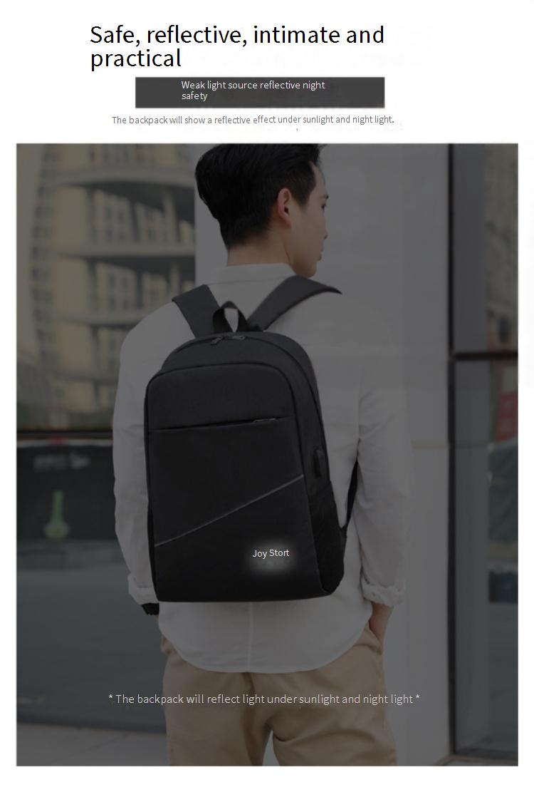 Large Capacity Backpack With USB Charging Port, Waterproof & Anti-Theft Design, 3-Piece Set For Men & Women - Durable Oxford Fabric,_voghion.com