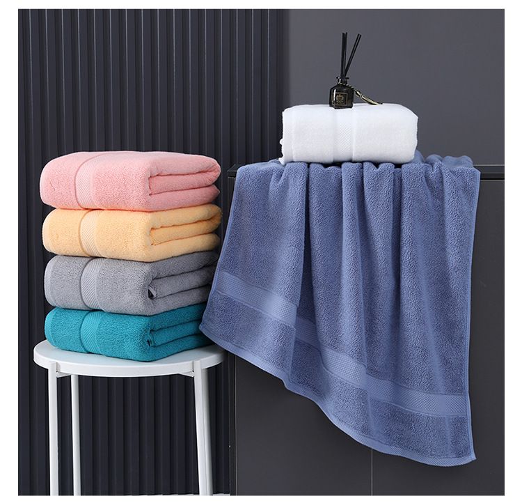 Full-Cotton Extra-Large 5A Antibacterial Bath Towel, Suitable For Hotels, Beauty Salons And Beaches_voghion.com