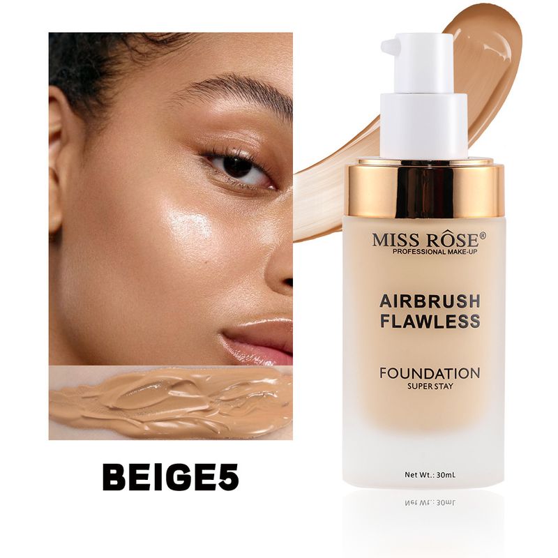 Matte Concealer-Foundation, langanhaltende, wasserfeste, schweißfeste und natürlich feuchtigkeitsspendende Foundation-Creme_voghion.com