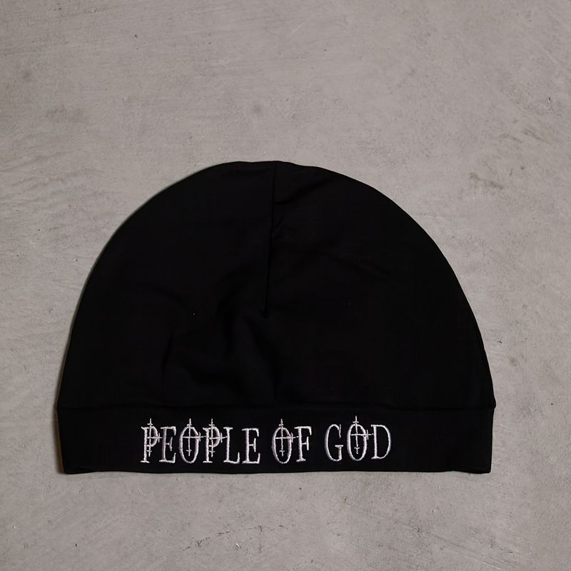 Urban Hip Hop Retro Beanie With Embroidery - Unisex Double-Layer Knit Cap For Men & Women - Stylish & Warm Casual Hat_voghion.com