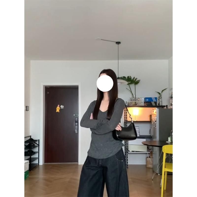 Black Wristlet For Women 2025 Autumn Winter New Niche High-end Simple Shoulder Fashion Versatile Underarm Bag_voghion.com