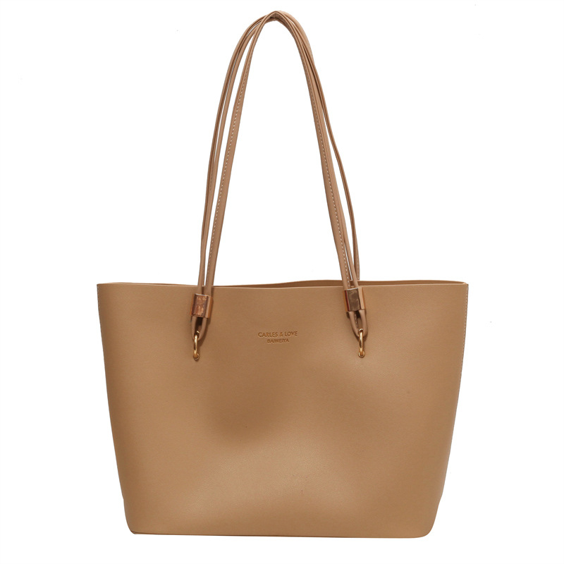 Bolso de hombro rojo para dama de honor, tendencia 2025, sencillo, de gran capacidad_voghion.com