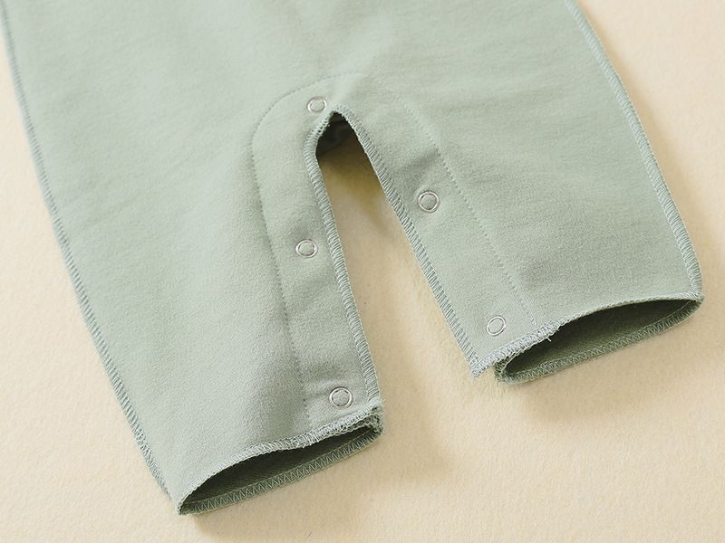 Kids' Clothing Newborn Clothes Plus Velvet Jumpsuit Autumn And Winter Baby Warm Jumpsuit Crawling Clothes_voghion.com