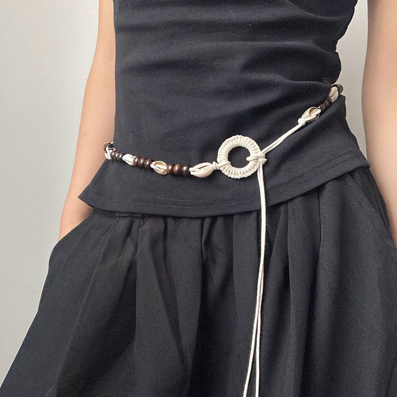 Boho-Taillengürtel aus gewebtem Seil für Damen – Neuheit 2025 – Ethno-Stil – Sommer-Accessoire_voghion.com