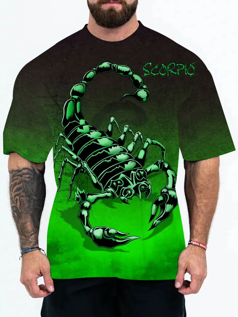 Unbeatable Quality 2025 New J Hot Selling 3D Digital Printed Adult Men's T-shirt With Animal And Character Patterns_voghion.com