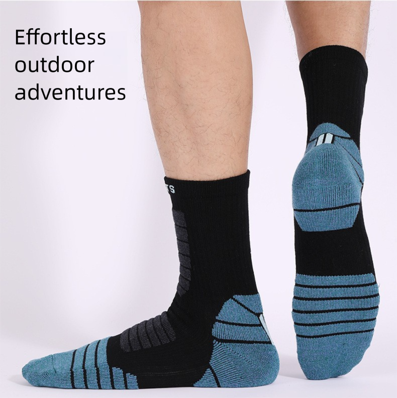 Mingjun Winter 3A Antibacterial Wool Socks Thickened Towel Cross-Border Mountaineering Warm Casual Skiing Non-Slip_voghion.com