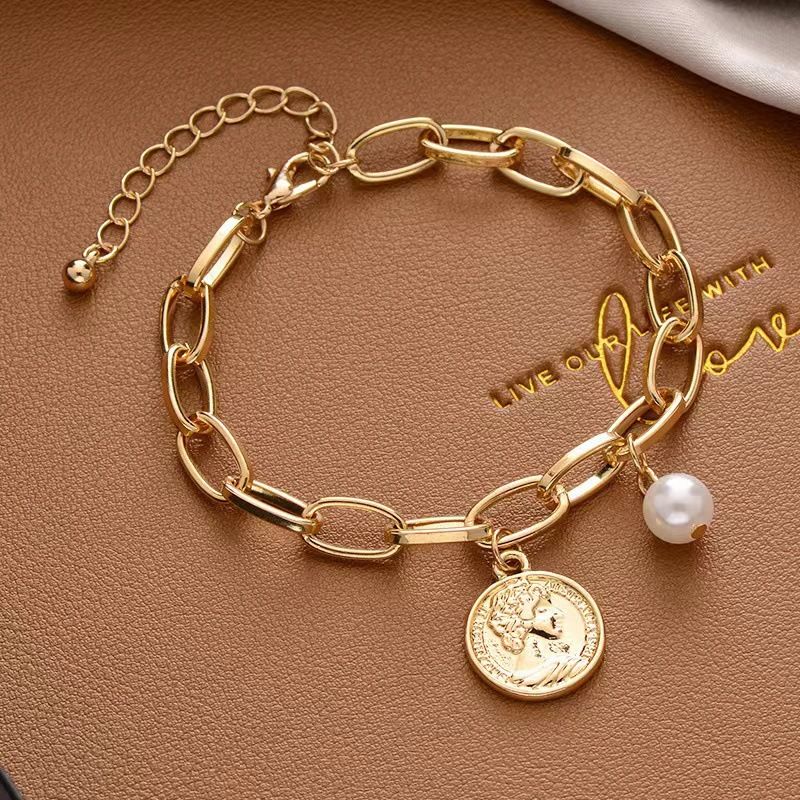 Hip hop style bracelet for female Instagram Korean version, simple and versatile, student best friend, niche internet_voghion.com