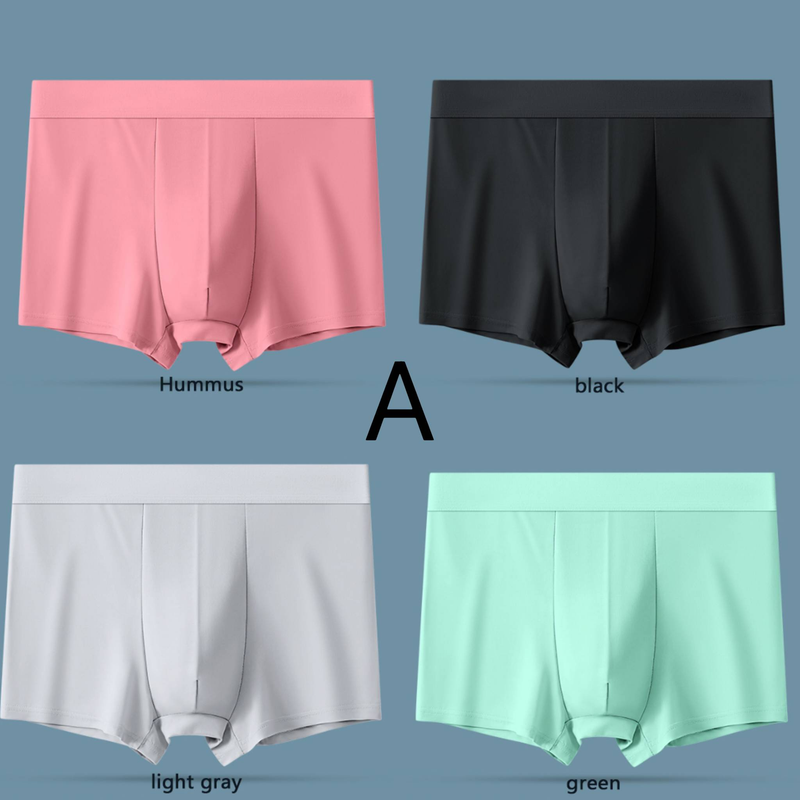 4 pièces caleçons pour hommes de haute qualité été L-4XL_voghion.com