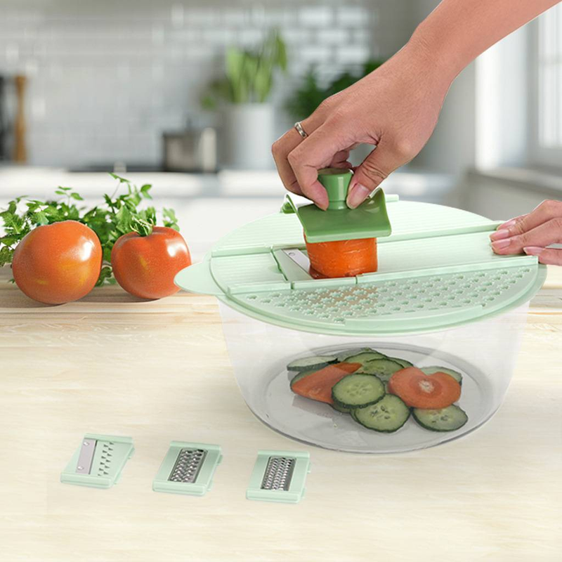 Kitchen Gadget Sets Two In One Vegetable Dehydrator Cutter Fitness Shredder And Slicer_voghion.com