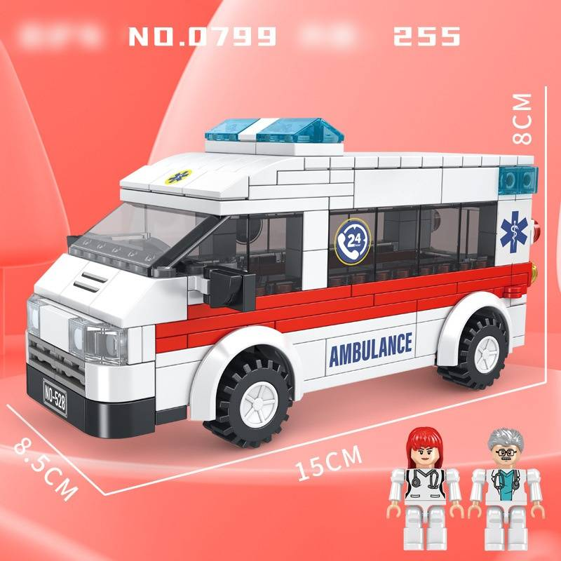 Grandi blocchi di costruzione giocattolo Lego compatibili con i trasporti urbani, giocattoli di ingegneria per auto da cartone animato, modelli di puzzle, opzioni regalo._voghion.com
