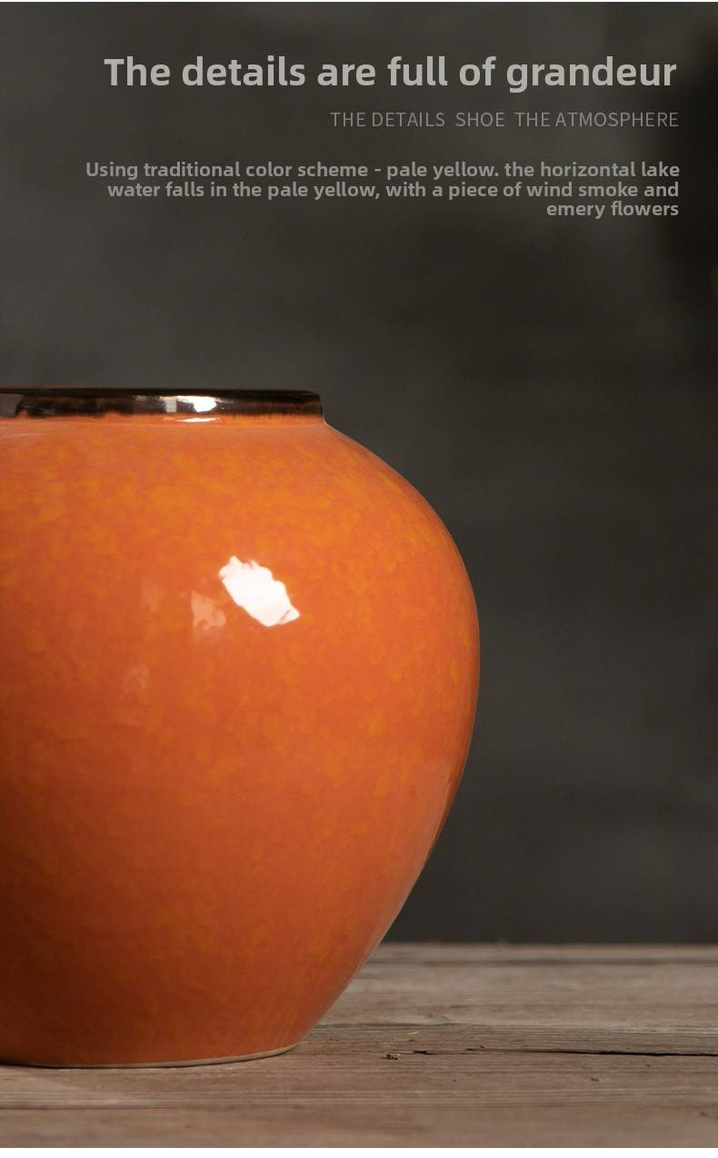Vase en céramique classique et élégant – Décoration d'intérieur intemporelle pour salon, bureau et chambre_voghion.com