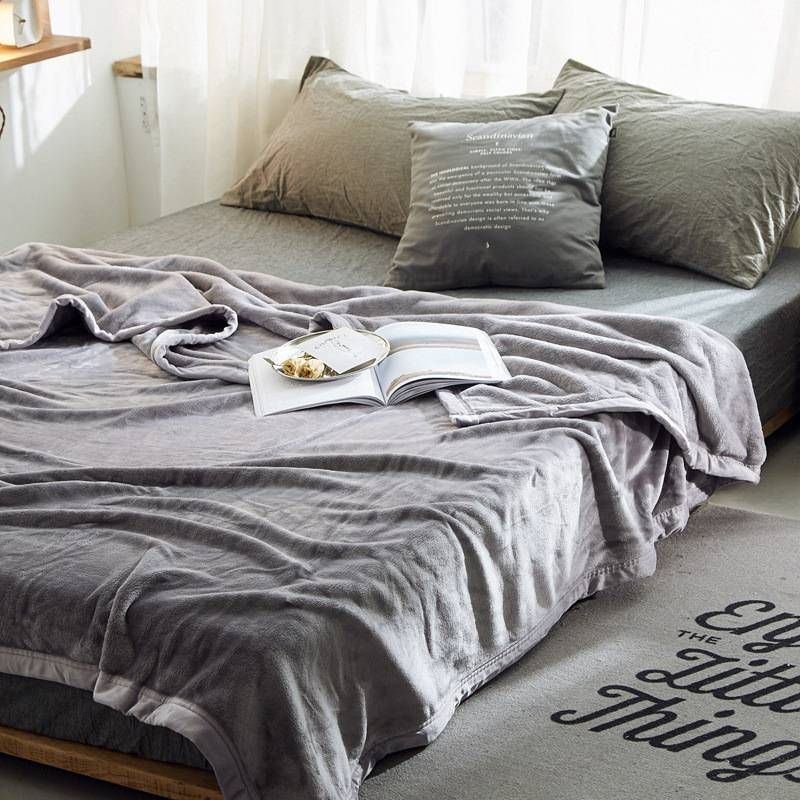 Coperta in pile di zibellino di alta qualità – Coperta invernale ultra morbida con motivo geometrico, 150x230 cm/200x230 cm/230x260 cm, stile nordico (colori multipli)_voghion.com