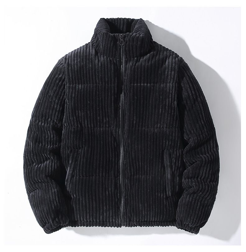 Vestiti invernali da uomo in velluto a coste spesso e caldo, giacca in cotone, top in lana d'agnello per studenti adolescenti_voghion.com