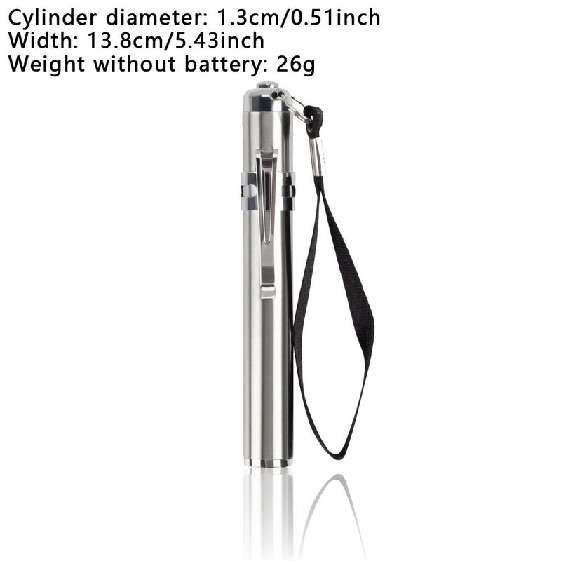 Mini penfërmeg Edelstahl LED Highlight Rees Camping Outdoor Haushalt Portable Taschenlamp_voghion.com